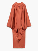 Elegant Silky Satin Robe Maxi Dress