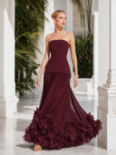 Petal Design Maxi Dress