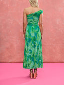 Floral Print Ruched Two-Piece Set