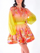 Vibrant Flower Two-Piece Set