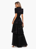 Retro Princess Multi-Layer Maxi Cake Dress