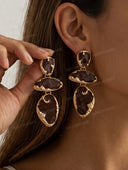Statement Resin Drop Earrings