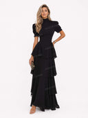 Retro Princess Multi-Layer Maxi Cake Dress