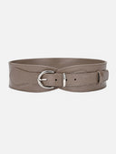 Wide Elastic Waist Buckle Belt