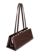 Vintage Textured Shoulder Tote Bag