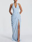 Luxe Satin Shirt Maxi Dress