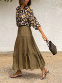 Fashion Casual Printed Shirt Top