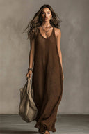 Minimalist Loose Knit Maxi Dress
