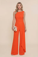 Asymmetric Streamer Design Jumpsuit