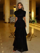 Retro Princess Multi-Layer Maxi Cake Dress