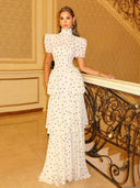 Retro Princess Multi-Layer Maxi Cake Dress