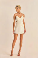 Fashion Lace Backless Mini Dress