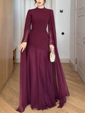 High Waist A- Line Skirt Maxi Dress