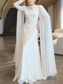 High Waist A- Line Skirt Maxi Dress