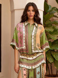 Exquisite Bohemian Print Short-Sleeve Shirt