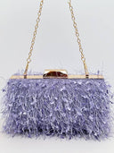 Tassel Clutch Chain Bag