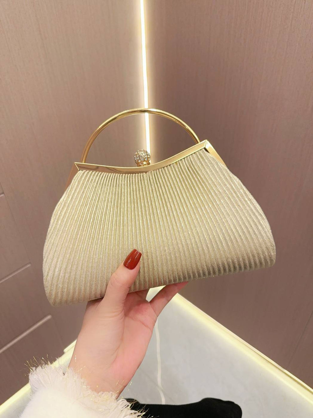 Shiny Handbag Chain Bag
