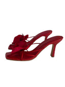 Flower High-heel Slippers