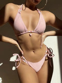 Sweet Strawberry Decorated Sexy Bikini Set