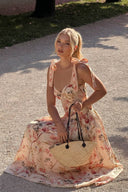 Printed Sling Midi Dress