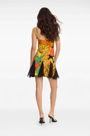 Printed Sling Mini Dress