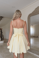 Sling High-waisted A- Line Mini Dress