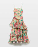 Floral-Print Slip Maxi Dress