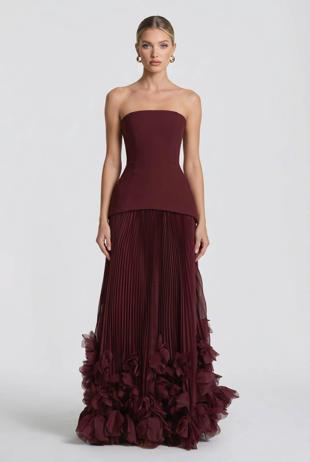 Petal Design Maxi Dress