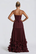 Petal Design Maxi Dress