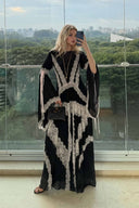 Lace Panelled Maxi Dress