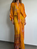 Yellow ILLUSION Printed Dress
