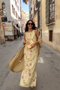 Printed Dress And Coat Set