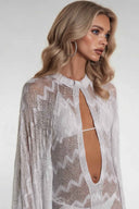 Hollow Design Knit Loose Maxi Dress