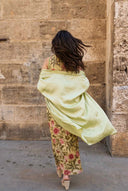 Printed Dress And Coat Set