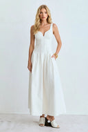 Minimalist Slim Sling Maxi Dress