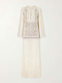 Sexy Cutout Knit Floor-Length Maxi Dress