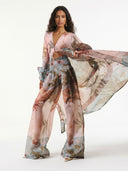Oceanic Mirage Maxi Flow Shirt