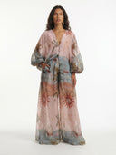 Oceanic Mirage Flow Wide Leg Pants