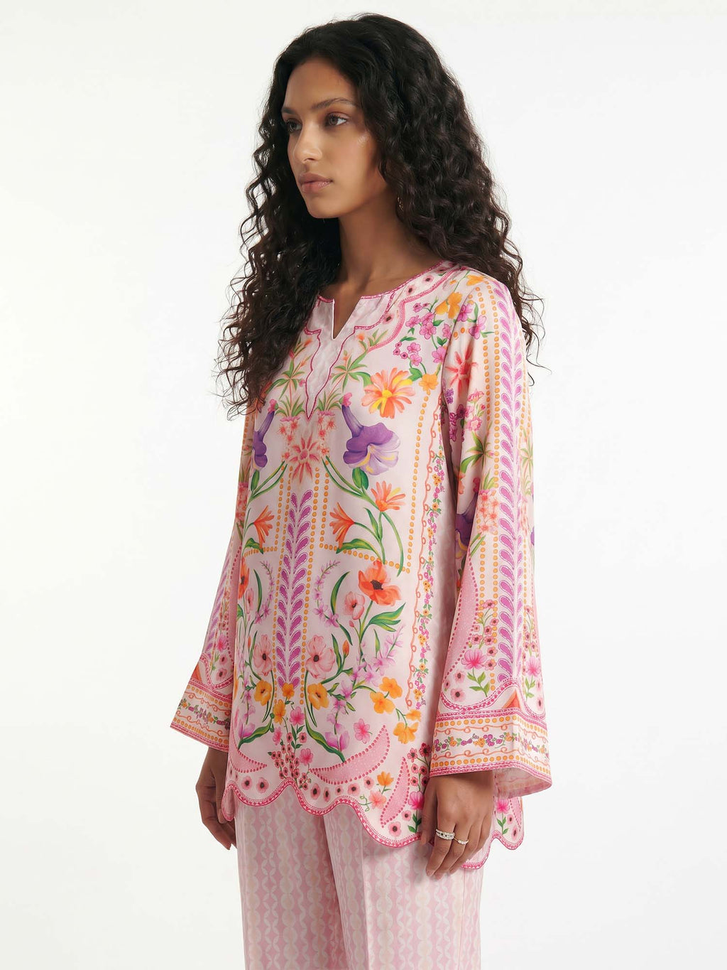 Pink Blossom Heritage Long Sleeve Top