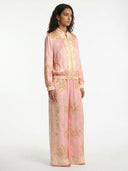 Blush Heritage Print Relaxed Shirt