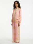 Blush Heritage Print Relaxed Shirt