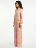 Blush Heritage Print Relaxed Shirt