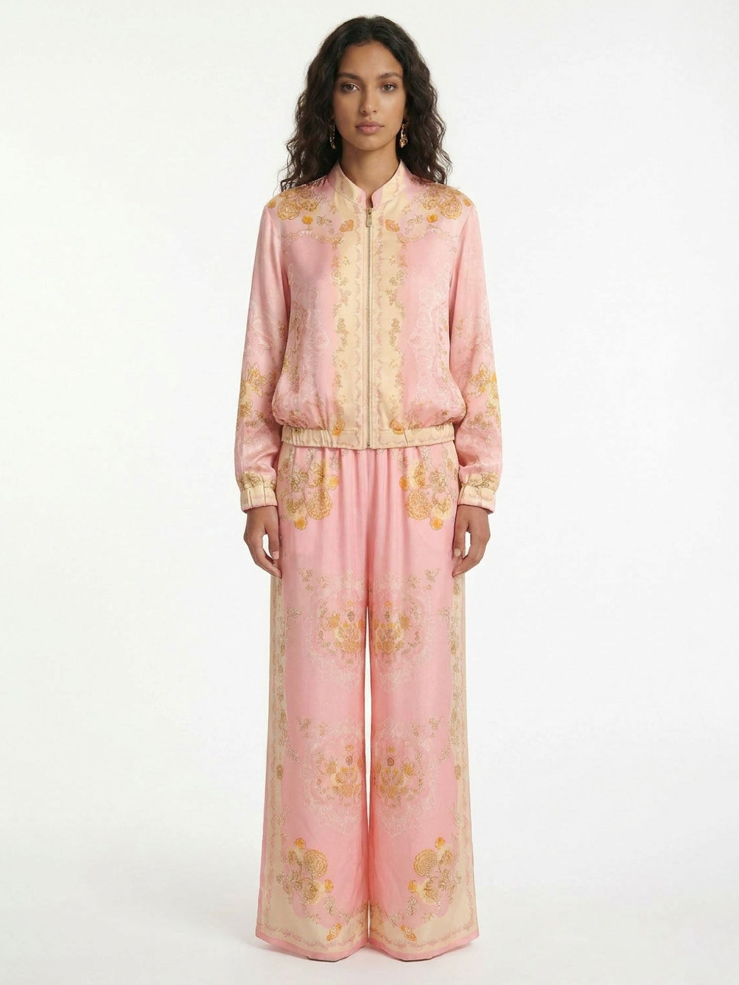 Blush Heritage Print Relaxed Shirt