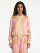Blush Heritage Print Relaxed Shirt