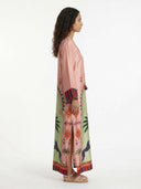 Mystic Palm Printed Maxi Dress