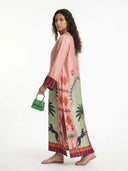 Mystic Palm Printed Maxi Dress