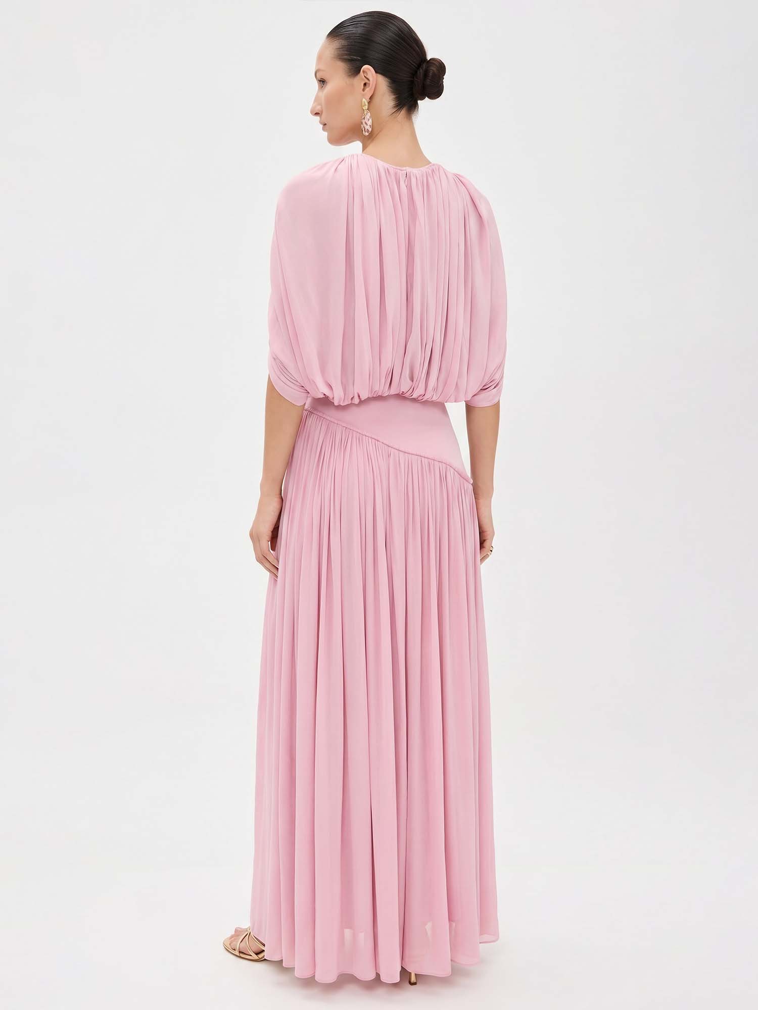 Blush Drape Skirt