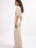 Floral Puff Sleeve Maxi Dress