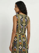 Nomad Heritage Printed Wrap Top