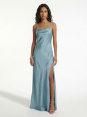 Elegant Bordeaux Maxi Dress